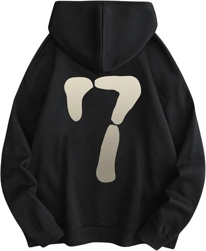 GORGLITTER Men's Basketball Hoodie Graphic Hoodies Drawstring Long Sleeve Hooded Sweatshirt in Saudi Arabia