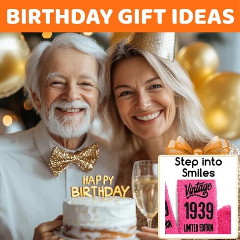 HAPPYPOP 88th Birthday Gifts Ideas Socks - 1936 Birthday Gifts for Women, Gifts for Women in Their 88s, Best Gifts for 88 Year Old Woman in Saudi Arabia
