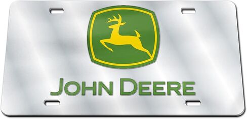 WinCraft John Deere License Plate Silver in Saudi Arabia