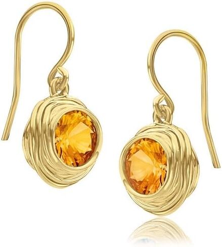 14K Gold Over Sterling Silver With 4.7 TCW Light Blue Aquamarine Cubic Zirconia Statement Earrings, Dainty Gold Earrings, Gifts For Women, Aesthetic Jewelry, Earrings for Women, Gold Jewelry For Women in Saudi Arabia