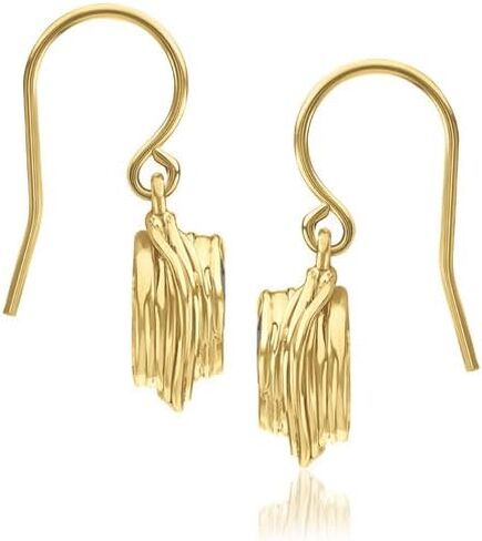 14K Gold Over Sterling Silver With 4.7 TCW Light Blue Aquamarine Cubic Zirconia Statement Earrings, Dainty Gold Earrings, Gifts For Women, Aesthetic Jewelry, Earrings for Women, Gold Jewelry For Women in Saudi Arabia