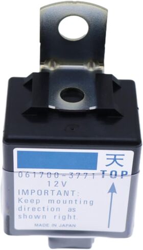 مرحل 12 فولت 061700-3770 061700-3771 061700-3760 متوافق مع الملف اللولبي لإيقاف مرحل كوبوتا B1550E B1750D BX1800D BX1850D BX1860 BX1870 F1900 G18 G2160 G23 L2900DT L3010DT M5030 R420 R520 in Kuwait