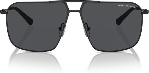 Armani Exchange Man Sunglasses Matte Black Frame, Dark Grey Lenses, 60MM in Saudi Arabia