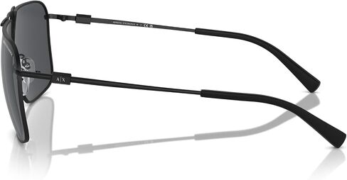 Armani Exchange Man Sunglasses Matte Black Frame, Dark Grey Lenses, 60MM in Saudi Arabia