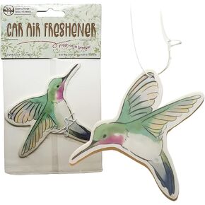 Hummingbird Novelty Air Freshener for Car - Lavender Scented - Hummingbird Sympathy Gift (Pack of 4) (Anna's Hummingbird)