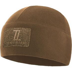 Tactical Beanie Hat - Front & Back Patch Panel - Multi Season Military Hats for Men - Mens Patch Army Beanies