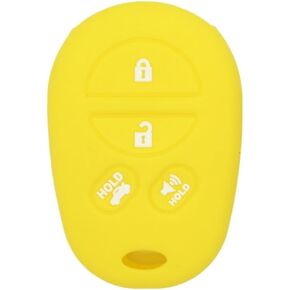 SEGADEN Silicone Cover Protector Case Holder Skin Jacket Compatible with TOYOTA 4 Button Remote Key Fob CV2418 Deep Blue
