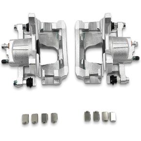 Disc Brake Caliper Assembly with Bracket for Select Dodge and Jeep Models - Compatible with Wrangler 2007-2017, Wrangler JK 2018, Liberty 2008-2012, Nitro 2007-2011