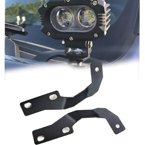 Low Profile Mount Hood Hinges Ditch Light Brackets for Tacoma 2005-2015, for Auxiliary Off-Road Lighting