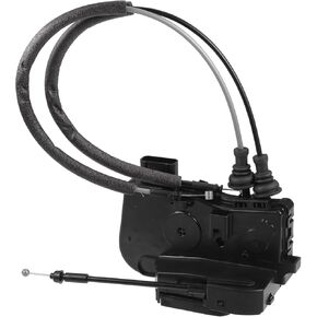 X AUTOHAUX Replacement Rear Right Passenger Side Power Door Lock Actuator Motor with Cable for Hyundai Santa Fe 2009-2012 Door Latch Actuator Assembly Black