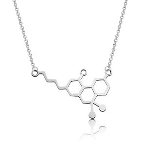 TGBJE THC Molecule Necklace CBD Molecule Necklace Pot Lovers Gift Cannabis Molecule Gift 420 Science Gift Chemistry Gift