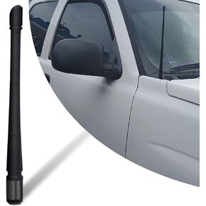 Antennas for Ford F150 (2009-2024) 7 Inch Rubber Antenna Replacement Car Wash-Proof Radio Antenna Truck Antenna Ford F150 Accessories Carbon Fiber Stubby Antenna
