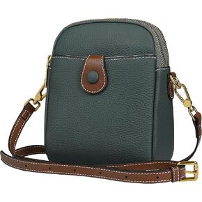 Small Crossbody Bags For Women, Genuine Leather Small Crossbody Purses For Women Cell Phone Crossbody Wallet Purses