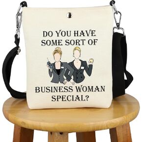 G2TUP Movie Inspired Gift Businesswomans Special Crossbody Bag Romy And Michelle Travel Bag 90s Movie Quote Merch
