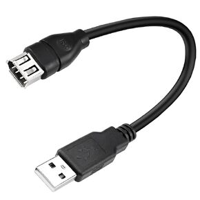 Firewire to USB Adapter Cable 6-Pin IEEE 1394 Male to USB 2.0 Male Converter Firewire 400 1394-a to USB A Connector Cord for Printer Scanner Hard Disk (Not Compatible with Sound Card)