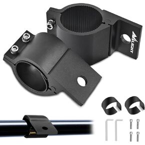 Nilight Tube Clamp Bracket Fit 1.81 to 2.13 Inch Round Bull Bar Crash Bar Guard Roof Rack Roll Cage Bumper for Offroad LED Light Bar Work Driving Whip Light Mounts on Truck ATV UTV