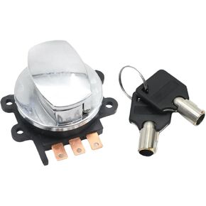 71313-96A Round Key Ignition Switch Replacement for Harley-Davidson Dyna FXDWG 1993 1994 1995 1996 1997 1998 1999 2000 2001 2002 2003 2004 2005 2006 2007 2008 Replace 71501-93