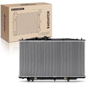 A-Premium Engine Coolant Radiator with Transmission Oil Cooler Compatible with Honda Accord 2005 2006 2007 V6 3.0L, Automatic Transmission, Replace# 19010RCJA52