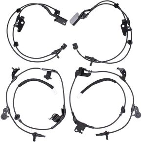 MOTOKU Front Rear ABS Wheel Speed Sensors Set for Toyota RAV4 4WD 2006-2012
