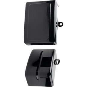 Side Battery Covers Compatible with Harley Dyna Low Rider FXDL, Fat Bob FXDF, Street Bob FXDB, Super Glide FXD, Wide Glide FXDWG, Switchback FLD 2006-2017, Matte Black
