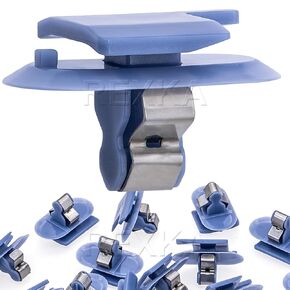 Rexka 10pcs Moulding Clip with Metal Reinforcement for GM 24405740 Chevrolet Camaro Impala Malibu SS Volt Cadillac XTS Buick Cascada Lacrosse Regal Verano Allure