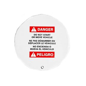 7345 Lockout Steering Wheel Cover, 15" Diameter