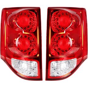 Replacement for 2011-2020 Grand Caravan Tail Lights Lamps Brake Rear Left Driver and Right Passenger Side Outer 5182535AD 5182534AE