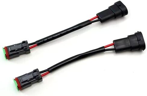 9005 9006 إلى الألمانية DT DTP 2 دبوس موصلات الأسلاك تسخير لتحويل الضباب LED قضيب مصابيح عملي التحديثية محول القابس in Kuwait