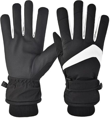 Ski Mens Winter Gloves, Waterproof Winter Warm Gloves for Cold Weather, Touchscreen Snow Gloves for Mens,Womens, Skiing, Snowboarding, Driving Biking Running in Saudi Arabia
