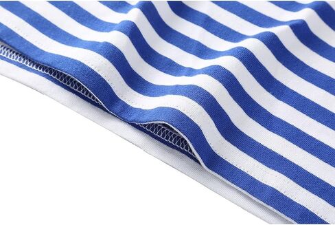 Blue-White Striped Russian Military Paratrooper Long Sleeve T-Shirt - Sailor's Striped T-Shirt - Knitted Not Dyed Vest (XL - 44 inch) in Saudi Arabia