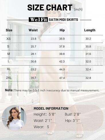 تنورة نسائية من الساتان عالية الخصر من We1Fit، تنانير حريرية أنيقة على شكل حرف A وحفلات الكوكتيل وحفلات الزفاف in Kuwait