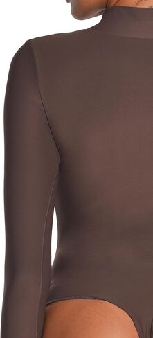 Sunzel الياقة المدورة داخلية للنساء كم طويل ملابس الخروج مثير قطعة واحدة قميص تيز الجوارب ملابس غير رسمية ثياب in Kuwait