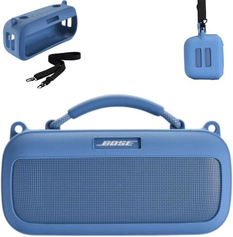 Protective Case for Bose SoundLink Max Speaker, Silicone Case Cover with Shoulder Strap for Bose SoundLink Max in Kuwait