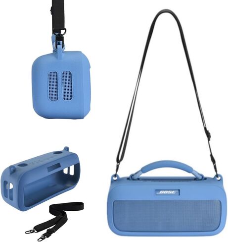 Protective Case for Bose SoundLink Max Speaker, Silicone Case Cover with Shoulder Strap for Bose SoundLink Max in Kuwait