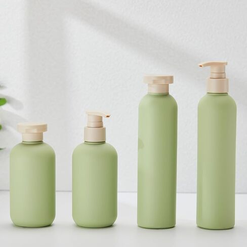 Squeeze Bottles 8 oz, 3 Pack Travel Shampoo and Conditioner Bottles, Plastic Refillable Containers for Lotion(8oz, Green) in Saudi Arabia