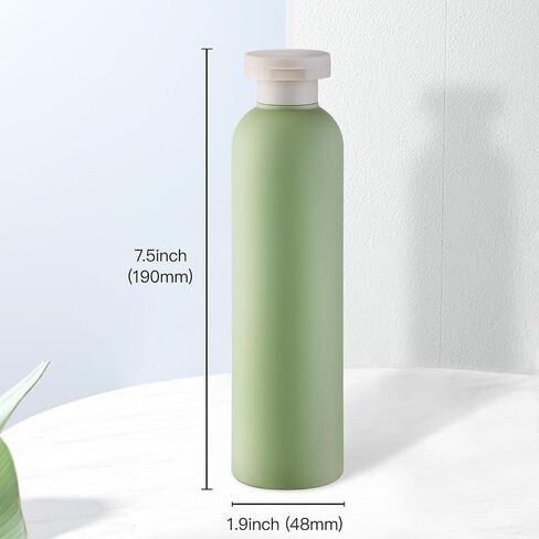 Squeeze Bottles 8 oz, 3 Pack Travel Shampoo and Conditioner Bottles, Plastic Refillable Containers for Lotion(8oz, Green) in Saudi Arabia