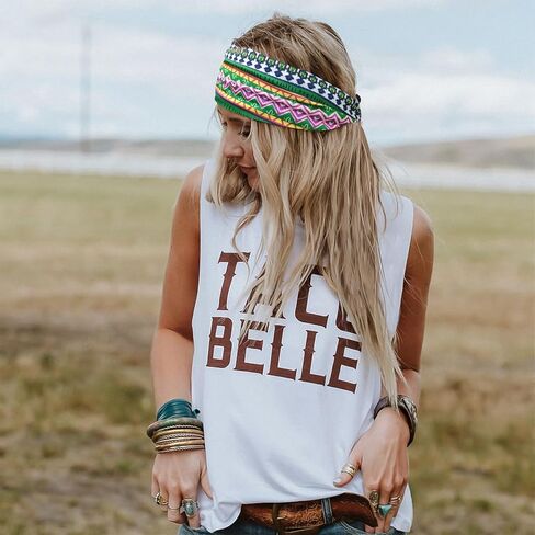 FULZTEY Boho Headbands for Women Fashion Paisley Head Band Floral Wide Headwraps Large African Thick Turban Non Slip Yoga Workout Sweat Hairband Knotted Bandanas for Hair Accessories 4Pcs in Kuwait