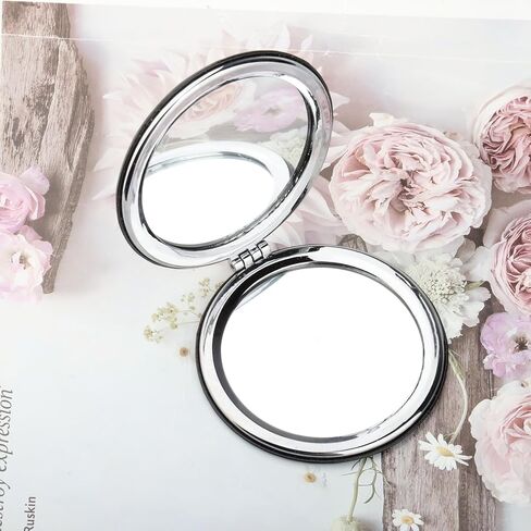 WSNANG Fantasy Novel 4th Wing Gift Fourth Wing Inspired Makeup Mirror Xaden Riorson House Compact Mirror Dragon Rider Gift (Sun Moon Mirror-T) in Saudi Arabia