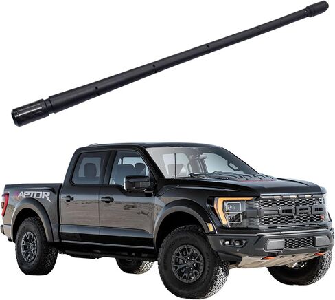 هوائيات لفورد F150 (2009-2024) 7 بوصة هوائي مطاطي بديل لغسيل السيارات هوائي راديو شاحنة هوائي فورد F150 ملحقات هوائي قصير من ألياف الكربون in Saudi Arabia