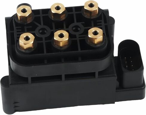 Air Suspension Valve Block, Suitable for Grand Cherokee WK2 2011-2019, Touareg 2004-2015, Cayenne 2011-2015 Replaces 68087233AA 95835890300 558103M000 55810-3M000 7P0698014 in Kuwait