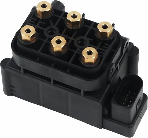 Air Suspension Valve Block, Suitable for Grand Cherokee WK2 2011-2019, Touareg 2004-2015, Cayenne 2011-2015 Replaces 68087233AA 95835890300 558103M000 55810-3M000 7P0698014 in Kuwait