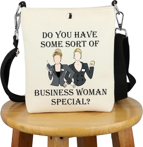 G2TUP Movie Inspired Gift Businesswomans Special Crossbody Bag Romy And Michelle Travel Bag 90s Movie Quote Merch in Kuwait
