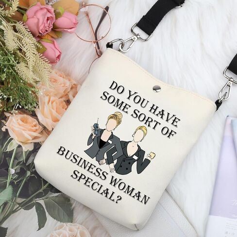 G2TUP Movie Inspired Gift Businesswomans Special Crossbody Bag Romy And Michelle Travel Bag 90s Movie Quote Merch in Kuwait