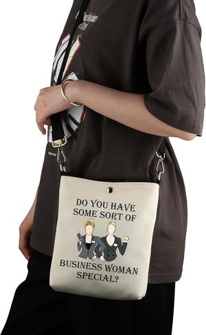 G2TUP Movie Inspired Gift Businesswomans Special Crossbody Bag Romy And Michelle Travel Bag 90s Movie Quote Merch in Kuwait