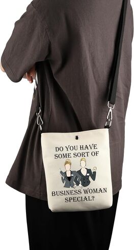 G2TUP Movie Inspired Gift Businesswomans Special Crossbody Bag Romy And Michelle Travel Bag 90s Movie Quote Merch in Kuwait