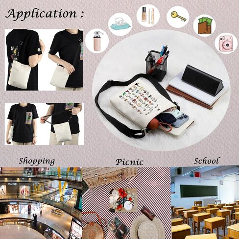 MNIGIU Friend TV Show Inspired Gift Friend Alphabet Crossbody Bag Friend TV Show Merch For Friend Fans in Saudi Arabia