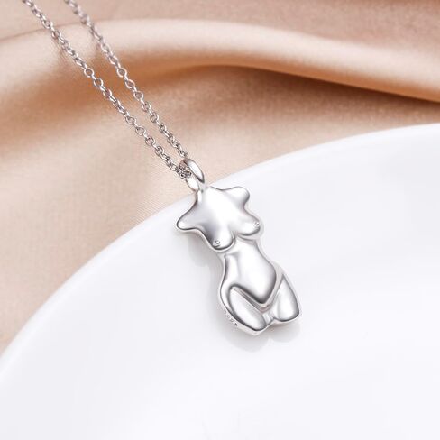 Female Body Necklace S925 Sterling Silver Venus Goddess Pendant Necklace for Women Self love Jewelry in Kuwait