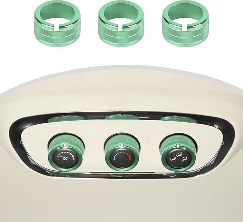 CheroCar for Durango Rear Air Conditioning Button Cover Switch Ring Interior Accessories Compatible with Dodge Durango Accessories 2011-2023,Red… in Kuwait