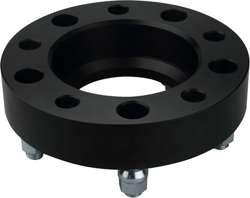 فواصل عجلات DCVAMOUS 4 قطع سوداء 5x150 مركزية مقاس 1.5 بوصة مع مسامير 14x1.5 متوافقة مع Toyota 5 Lug لـ 2007-2021 Tundra | 1998-2024 لاند كروزر | 2008-2025 سيكويا | 2008-2021 إل إكس570 in Kuwait