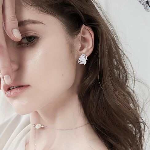 NEWITIN 12 Pairs Clip On Earrings for Women Cute Earrings Crystal Earrings Pearl Earrings Charming Fashion Earrings Non Piercing Clip on Earrings for Women in Kuwait